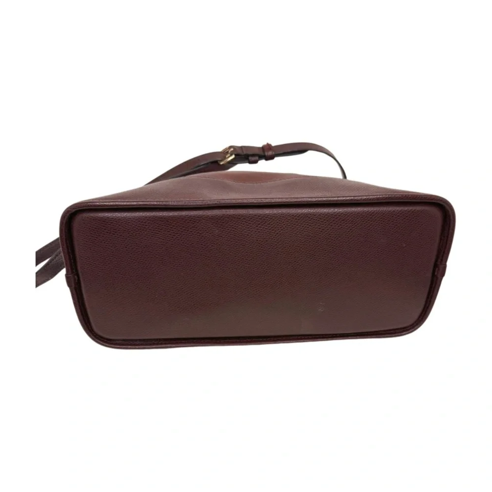Coach 2015 F36057 Cora Dome Oxblood Colorblock Metallic Leather Satchel